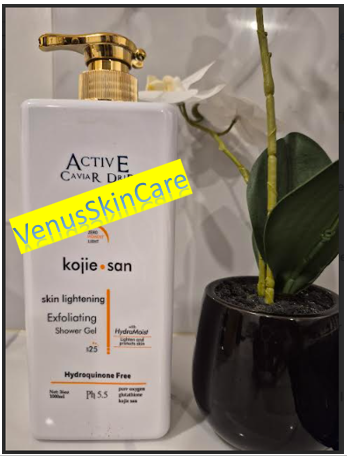 Active Caviar Drip Kojie San Skin Lightening & Exfoliating Shower Gel 1000ml