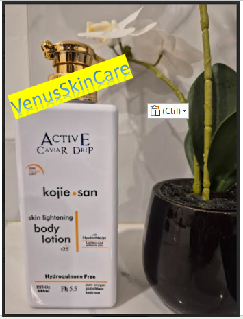 Active Caviar Drip Kojie San Skin Lightening Body Lotion 444ml