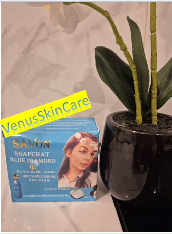 Snapchat Blue Diamond Glutathione + Kojic Super Whitening Soap
