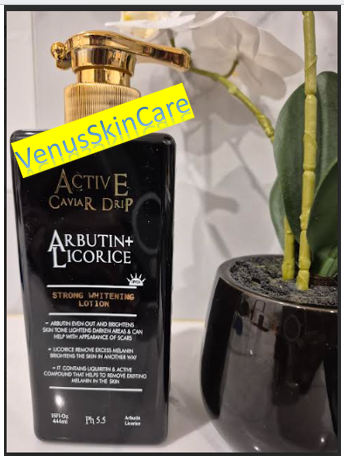 Active Caviar Drip Arbutin + Licorice Strong Whitening Lotion 444ml