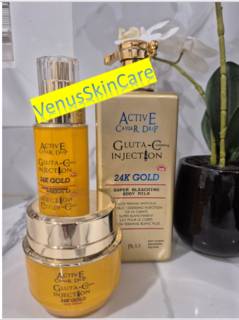 Active Caviar Drip Gluta-C Injection 24K Gold Set