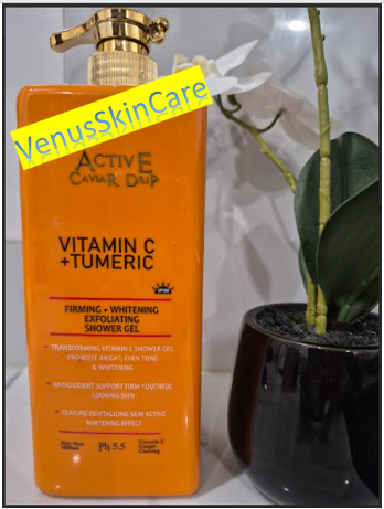 Active Caviar Drip Vitamin C + Turmeric Shower Gel 1000ml