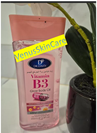 Dr. Davey Vitamin B3 Glow Body Oil 200ml