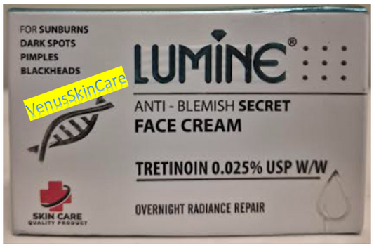 Lumine Anti-Blemish Secret Face Cream with Tretinoin 1.76oz