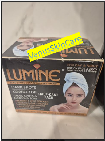 Lumine Half Cast Face Zero Dark Spots Corrector Face and Body Cream 50g