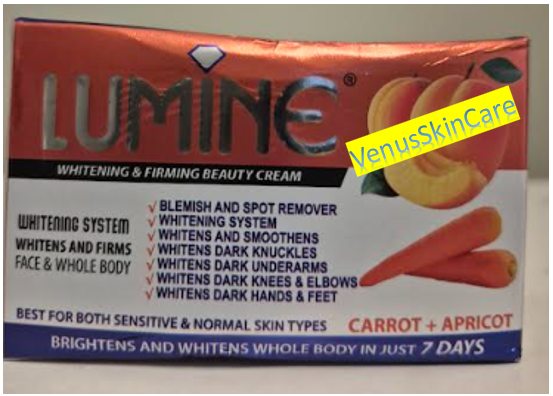 Lumine Carrot & Apricot Whitening & Firming Beauty Cream 1.76oz