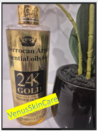 Moroccan Argan Essential Oils 6 in 1  - 24K Gold 320ml
