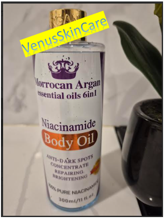 Moroccan Argan Niacinamide Body Oil 300ml
